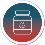 Sports nutrition icon